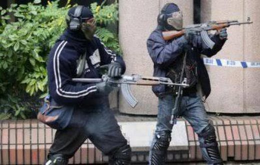 File photo: Armed robbers