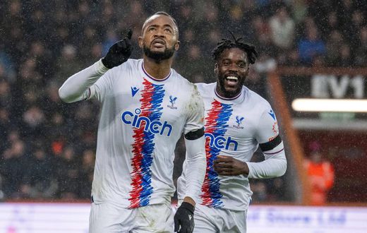 Jordan Ayew scored in Crystal Palace's 2-0 win over Bournemouth