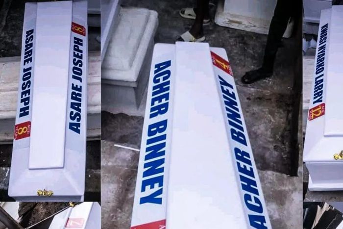 5 school children killed in Nkawkaw road crash are being buried today