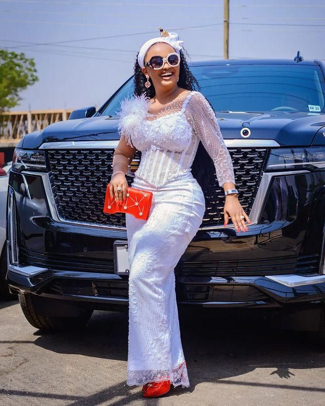 Nana Ama McBrown wedding guest outfits