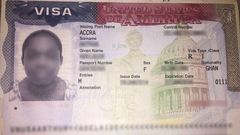 US Visa file photo