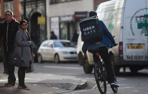 Uber Eats bike London