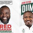 Fred Nuamah and John Dumelo
