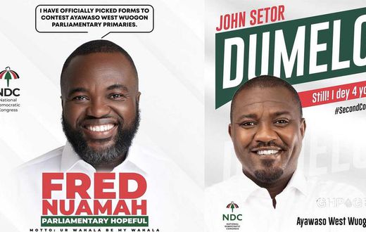 Fred Nuamah and John Dumelo