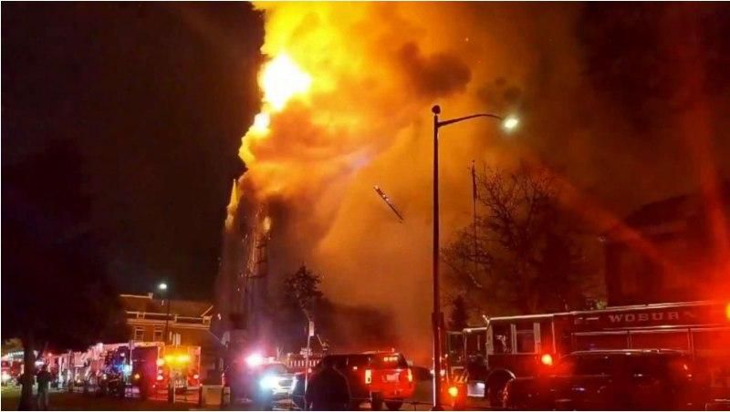 Fire men at the scene