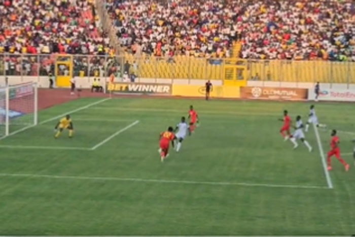 Video: This angle shows Ernest Nuamah’s winner against CAR was not offside