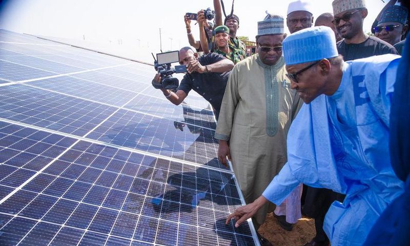 President Muhammadu Buhari inaugurates 10MW solar power plant in Kano