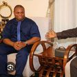 Franklin Cudjoe with Nana Addo