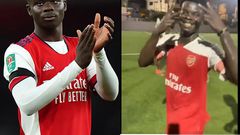 See video of Bukayo Saka's look-alike in Ghana