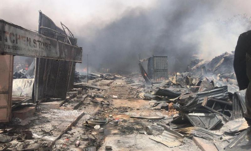 Fire destroys shops, property worth billions of Naira at Katsina Central Market. [The Nation]