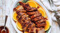 Juicy and tender pork tenderloin roast