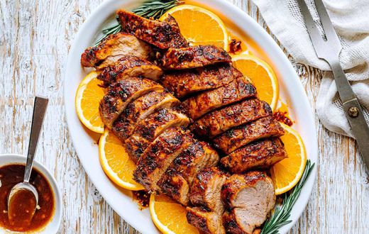 Juicy and tender pork tenderloin roast