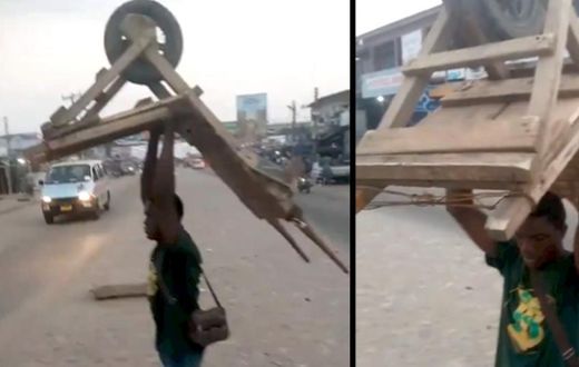 Kasoa :Man subjected to corporal punishment for dropping refuse on pavement
