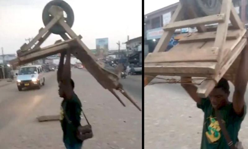 Kasoa :Man subjected to corporal punishment for dropping refuse on pavement