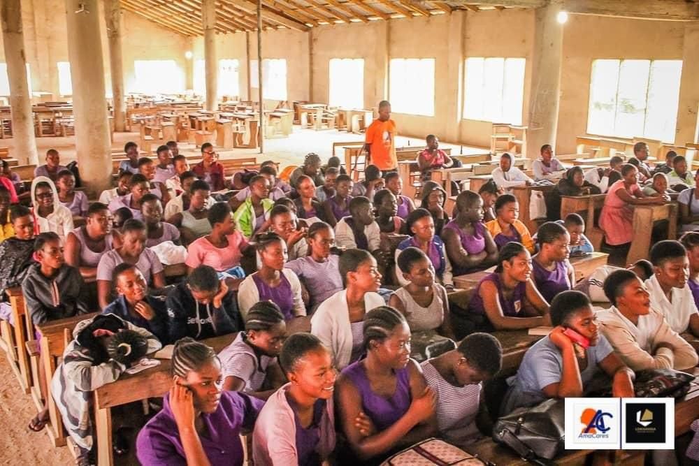 AmaCares (UK), Lokhanda empowers 300 Ideal College female students against sexual abuse in Ghana