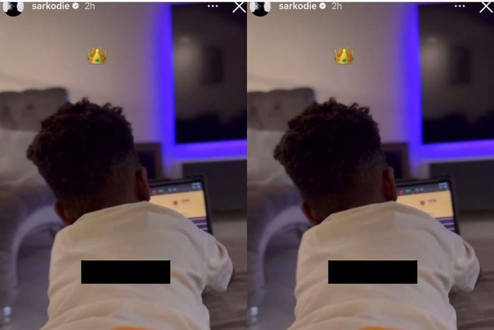 MJ is already practicing making beats.