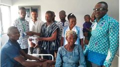 Union of Professional Nurses and Midwives supports sick member at Pindaa CHPS Compound