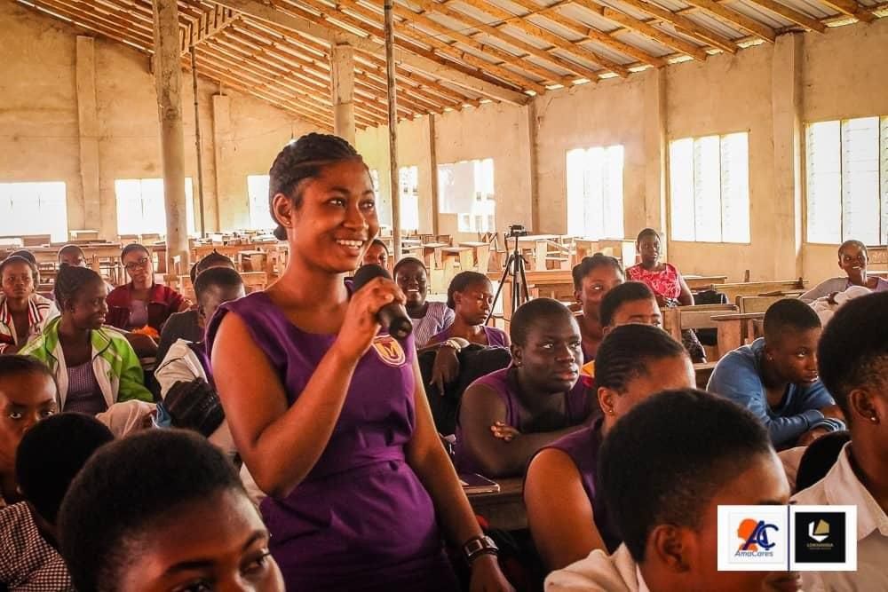 AmaCares (UK), Lokhanda empowers 300 Ideal College female students against sexual abuse in Ghana