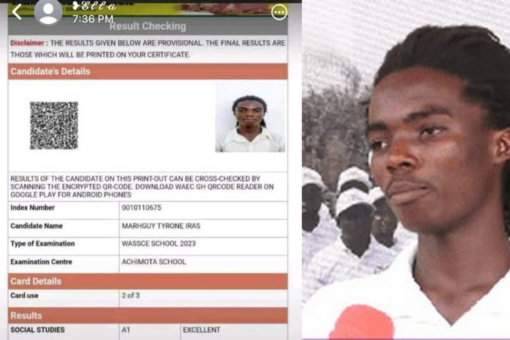 Tyrone Marhguy, popular Rastafarian student scores A1 in all subjects in WASSCE