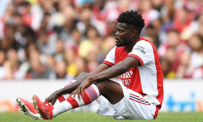 Big blow for Arsenal as Thomas Partey ruled is out of Man City clash