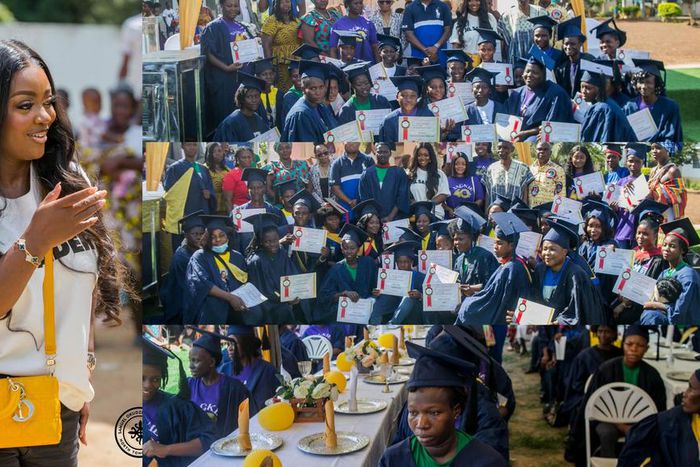 Jackie Appiah gives Akosombo Dam flood victims life-changing jobs to mark 40th birthday