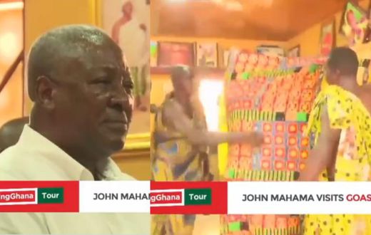 How weeping Goaso chief’s men covered him with cloth to hide his tears from public
