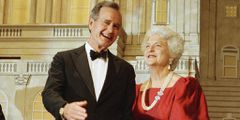 George Bush and barbara bush