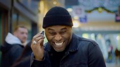 This adorable gadget will bring you unimaginable joy, as evidenced by this photo of a man making a phone call. You will not find it annoying at all to have conversations on a phone the size of a child's pacifier.