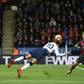 Diving Dele: Dele Alli (left) scored Tottenham's second goal with a diving header in a 2-0 win at Leicester