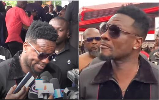 Asamoah Gyan sympathizes with Kufuor at Theresa’s one-week observation