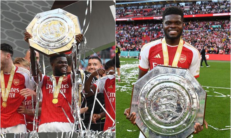 Thomas Partey wins Community Shield with Arsenal
