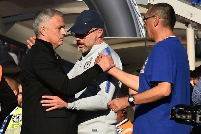 Chelsea assistant coach Marco Ianni has been fined for his clash with Manchester United's Jose Mourinho
