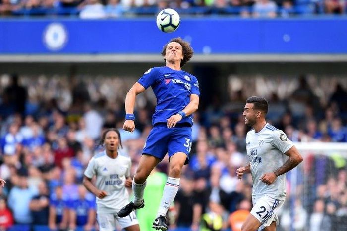 Chelsea's Brazilian defender David Luiz is enjoying his football under Maurizio Sarri