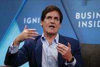 Mark Cuban speaking at Business Insider's IGNITION conference on December 3, 2018.