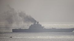 black smoke Admiral Kuznetsov