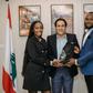 Hon. Zino Lexili Ogazi, Prince David Osei, and Maher Kheir