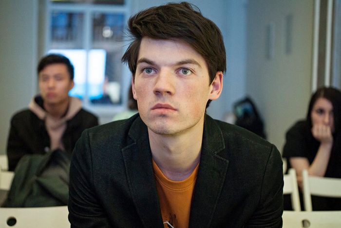 man worried nervous thinking listening