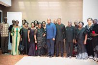 Kofi Annan's family visits Mahama