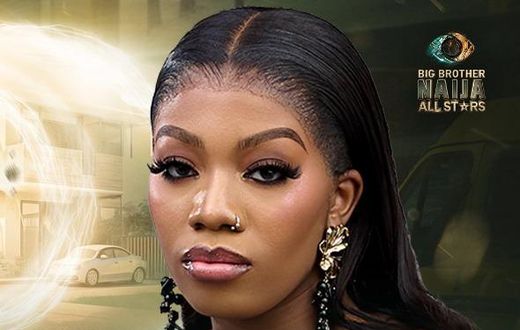 Angel attempts to exit BBNaija All Stars show. [Instagram/bigbronaija]