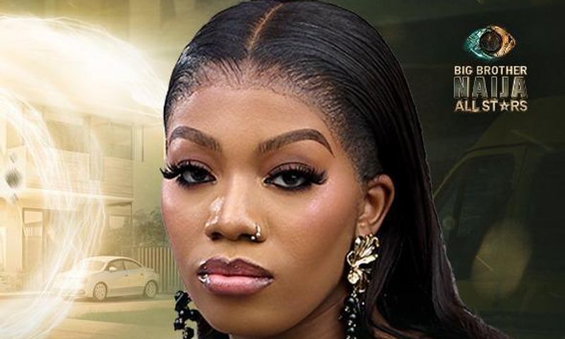 Angel attempts to exit BBNaija All Stars show. [Instagram/bigbronaija]
