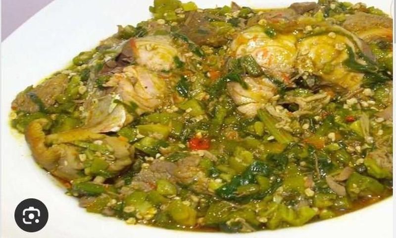 oil-less okro soup