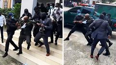 DSS operatives and prison officials fight over Godwin Emefiele's custody. [Channels TV]