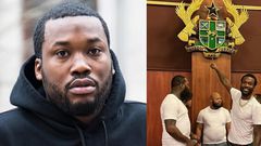 Meek Mill has since deleted the video.Getty/Gilbert Carrasquillo; Twitter/MeekMill
