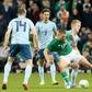 Republic of Ireland's Conor Hourihane battles for the ball against rivals Northern Ireland