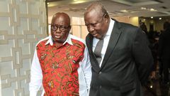Special Prosecutor Martin Amidu with Nana Addo