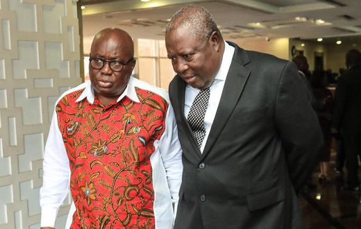 Special Prosecutor Martin Amidu with Nana Addo