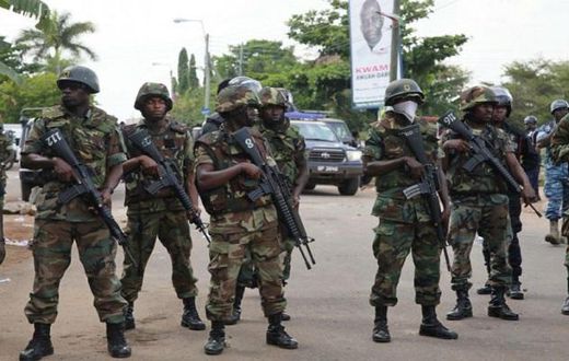 Ghana soldiers