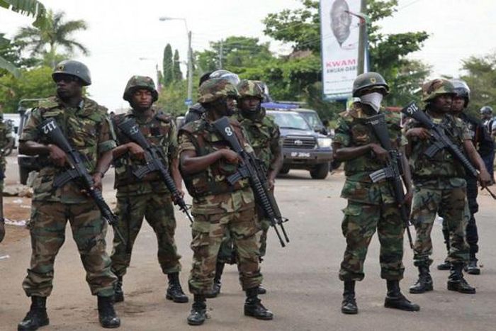 Ghana soldiers
