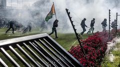 Kenya's Parliament in flames