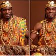Ati Zigi: Ghana goalkeeper celebrates 27th birthday in regal traditional outfit (Photos)
